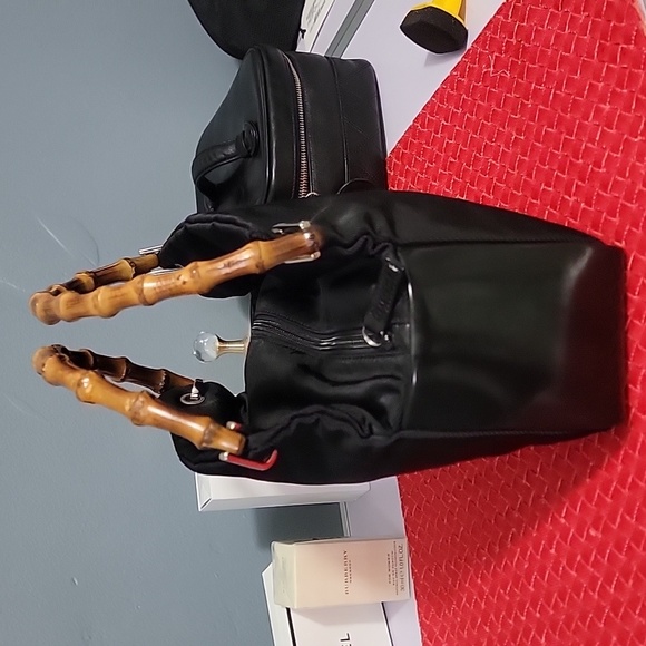 Gucci bamboo lambskin/nylon exterior - Picture 12 of 12